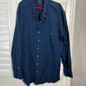 Men's Vineyard Vines Checkered Shirt - 4XLT